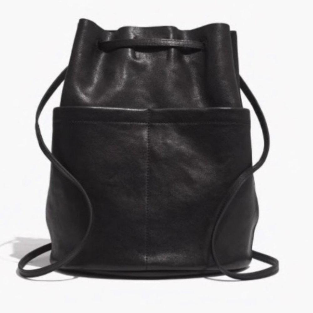 Madewell Convertible Black Leather Backpack